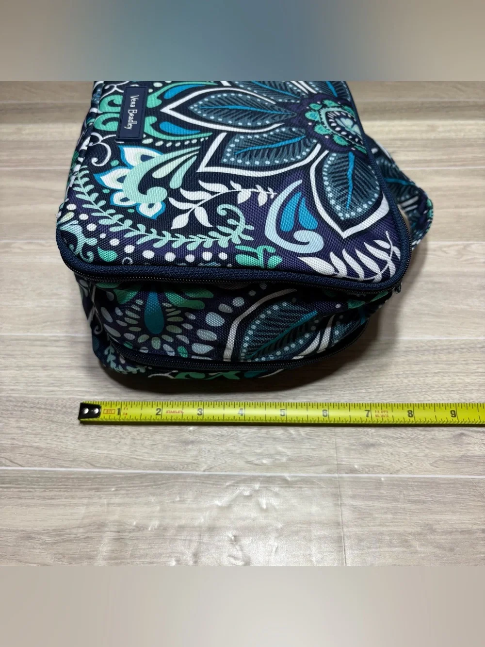 Vera Bradley Double Zip Toiletry Bag Travel Cosmetic Island Medallion